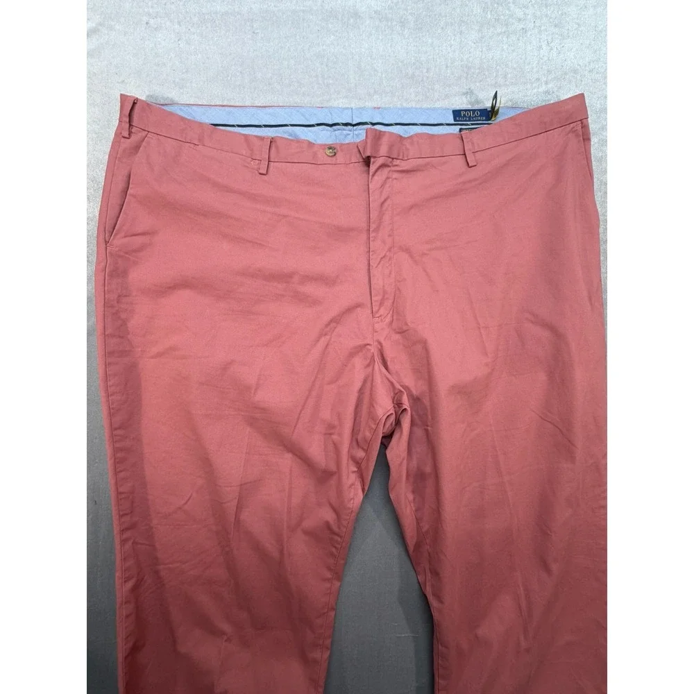 Lot of 2 Polo Ralph Lauren Stretch Classic Fit Dress Pants 52 X 32 BIG Red Green